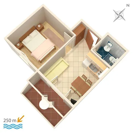 And With Parking Space Bol, Brac - 2873 Bol