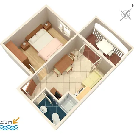 And With Parking Space Bol, Brac - 2873 Guest house Bol
